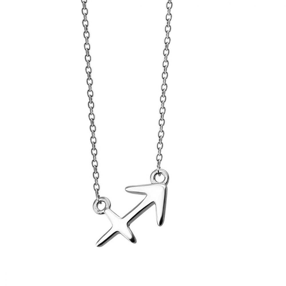 JWLS4U | Zodiac Sign Necklaces Silver